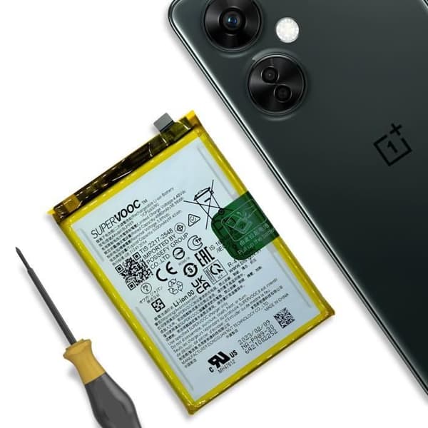 Intern batteri - AVIZAR - BLP989 - 5000mAh - Lithium Ion - OnePlus Nord CE 3 Lite Vit