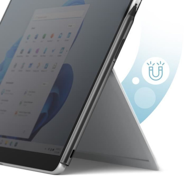 Surface Stylus Penna Magnetisk Attachment Handflatan Rejection Genvägsknappar Adonit Black Svart