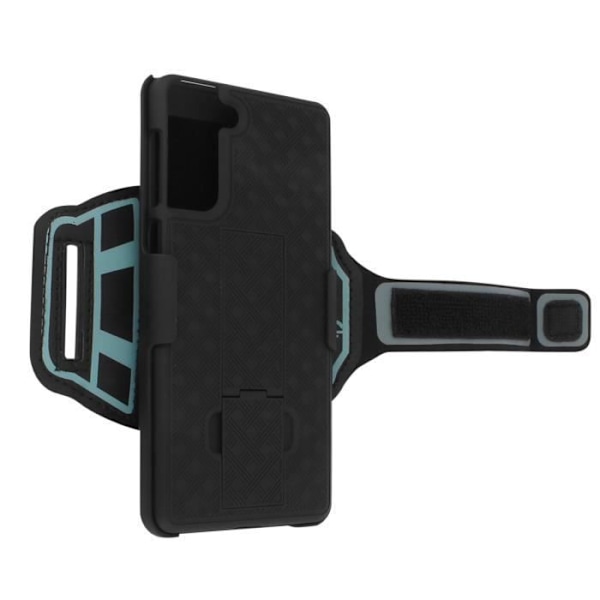 Brassard Sport og Samsung S21 Cover - AVIZAR - Multifunktionel Underarmsmontering Sort Svart