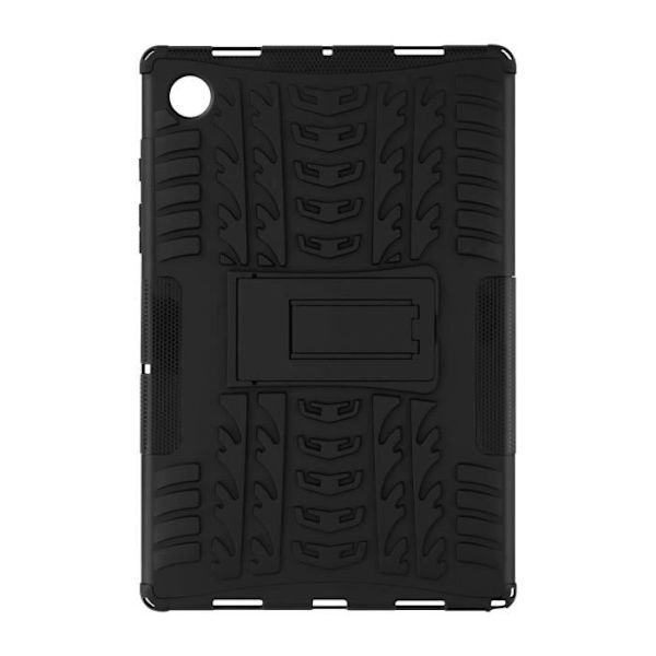 Samsung Galaxy Tab A8 10.5 Stötsäkert fodral i två material med stöd för stöd Svart Svart