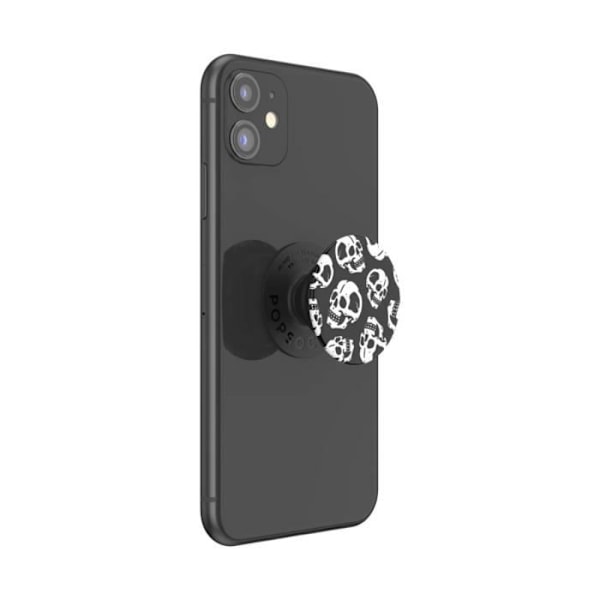 PopGrip för Smartphone Universell Skelly PopSockets Vit / Svart Vit