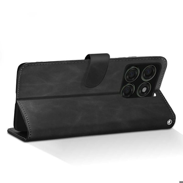 Foliofodral för Motorola Edge 60 Pro Plånbok Stöd för Video Svart