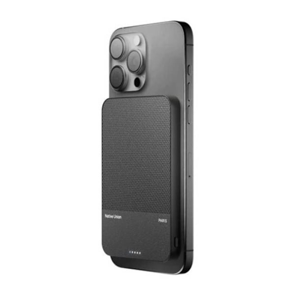 Ulkoakku - Native Union - PB-5KMS-BLK - 5000mAh Power Bank Musta