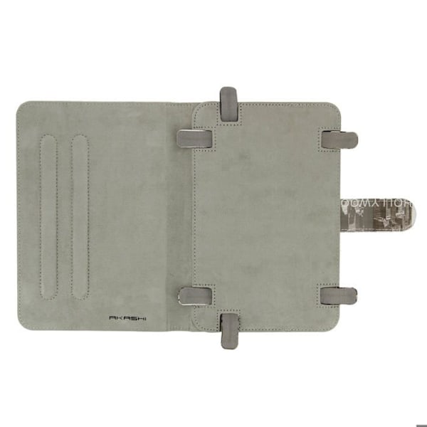 Housse Etui Folio Akashi Design Hollywood Tablet 7'' till 8''' Grå