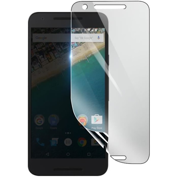 Näytönsuoja - 3MK - LG Google Nexus 5X - Iskunkestävä Hydrogeeli - Läpinäkyvä - Naarmuuntumaton Transparent