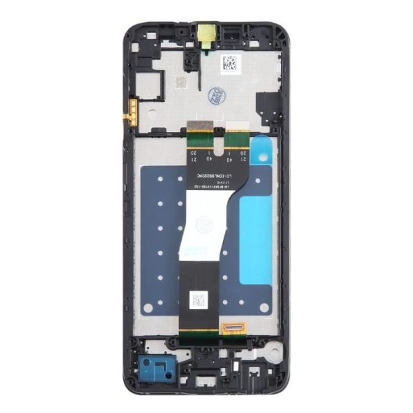 Komplett block för Samsung A05s LCD-skärm + pekglas och svart Relife-chassi Svart