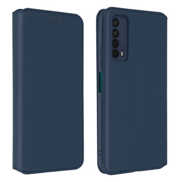 Housse - Huawei - P smart 2021 - Øko-læder - Wallet - Støttefunktion - Blå Blå