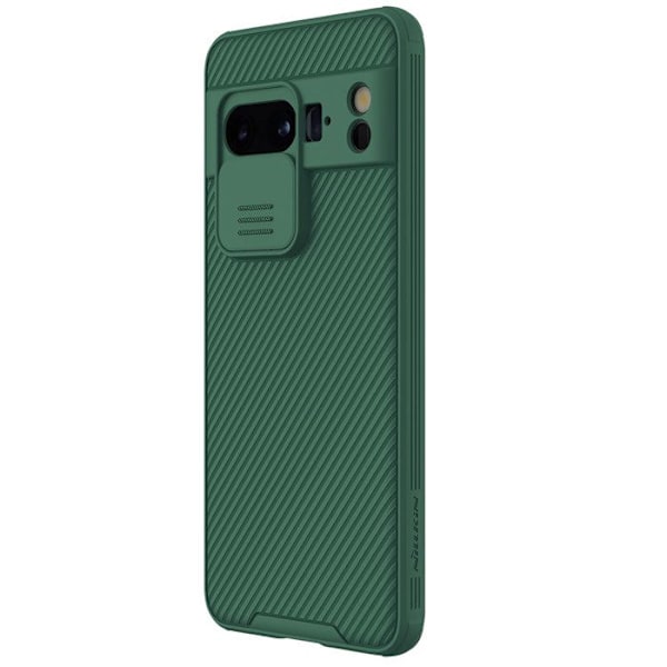 Coque CamShield Pro Coulissant til Google Pixel 8 Pro Ultra Hård Nillkin Mørkegrøn Grön