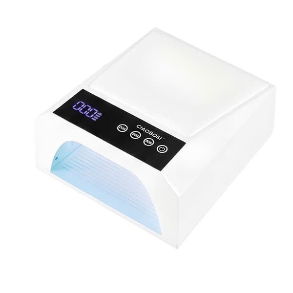UV-lampe til negle med timer og LED-skærm 15W Hvid Vit