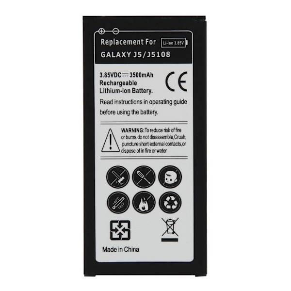 Kompatibelt batteri 3500mAh Samsung Galaxy J5 2016 - Erstatter Samsung B011795N8Q
