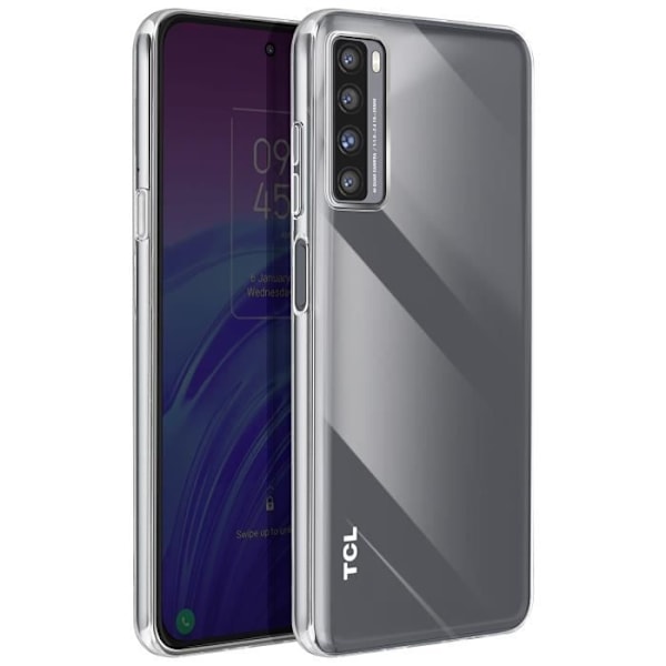 TCL 20L ja TCL 20L Plus pehmeä silikonikuori ohut kevyt läpinäkyvä дизайн Transparent