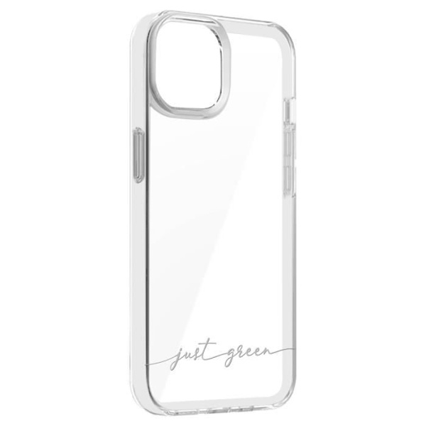 Fodral till iPhone 14 Återvinningsbart Just Green transparent Transparent