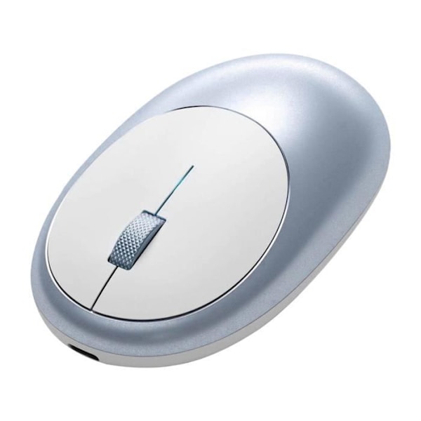 Bluetooth Mus Ergonomisk Design Genopladelig USB-C M1 Satechi Blå Blå