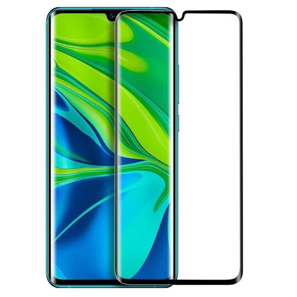 Näyttökalvo - AVIZAR - Xiaomi Mi Note 10/10 Pro - Kaareva karkaistu lasi - Iskunkestävä - Ultraohut Transparent