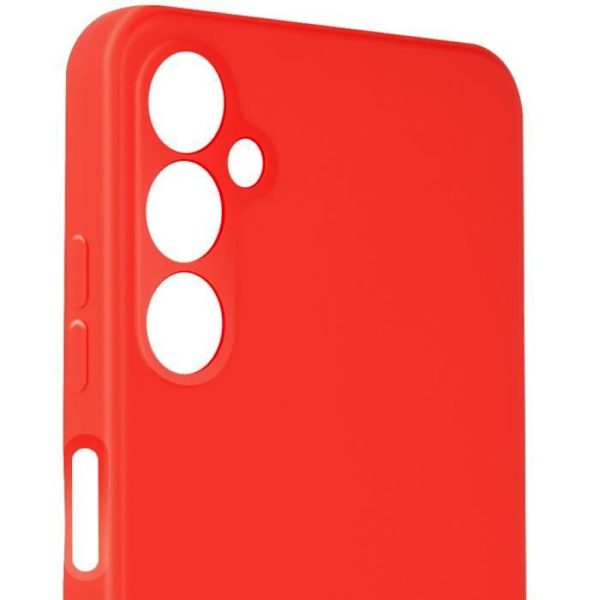 Taske til Samsung Galaxy A05s - AVIZAR - Soft Touch Matte Ultra Flexible - Rød Röd