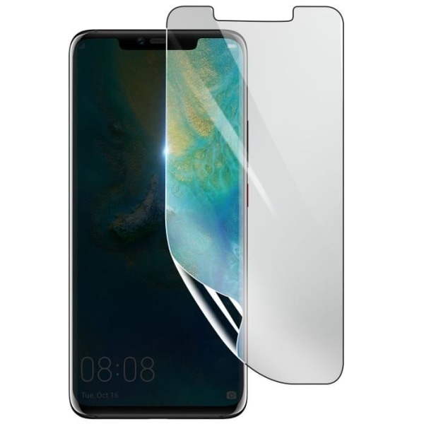 Skärmskydd - 3MK - Huawei Mate 20 Pro - Stötsäker Hydrogel - Genomskinlig - Reptålig Transparent