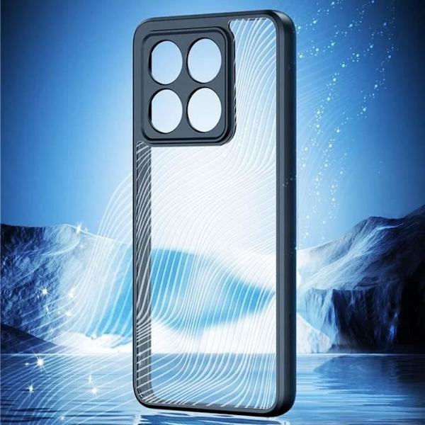 Kotelo Xiaomi 14T:lle - DUX DUCIS - Aimo Series - Boreal Pattern - Iskunkestävä - Musta Transparent