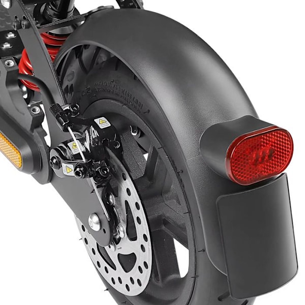Bakskärm för Xiaomi Pro 2 Sparkcykel med LED Svarth Svart