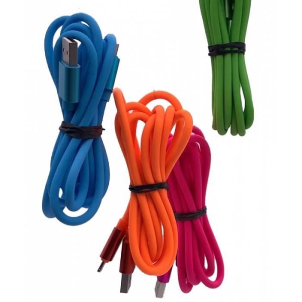 1 USB 1A nätladdare + 1,7 M GRÖN USB TILL LIGHTNING-KABEL - JAYM® POP COLLECTION