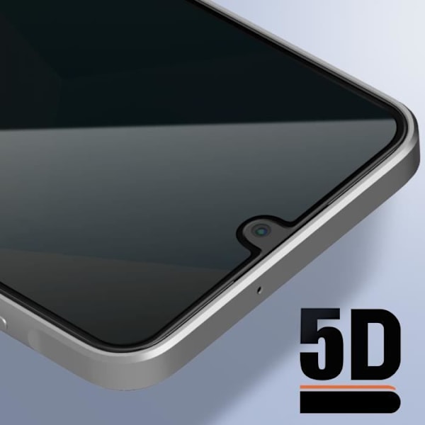 Hærdet glas til Samsung Galaxy A16 Hårdhed 9H Full Glue 5D Transparent Transparent