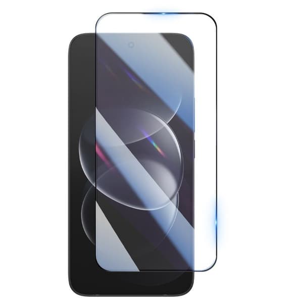Härdat glas för Redmi Note 17 Pro / Note 17 Pro Max, repbeständig 9H, svart / transparent Svart / Klar