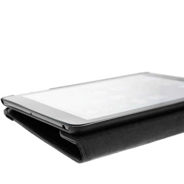 Etui med roterbart stöd - Apple - iPad Mini - Svart läder - 7 tum - Både för män och kvinnor Svart