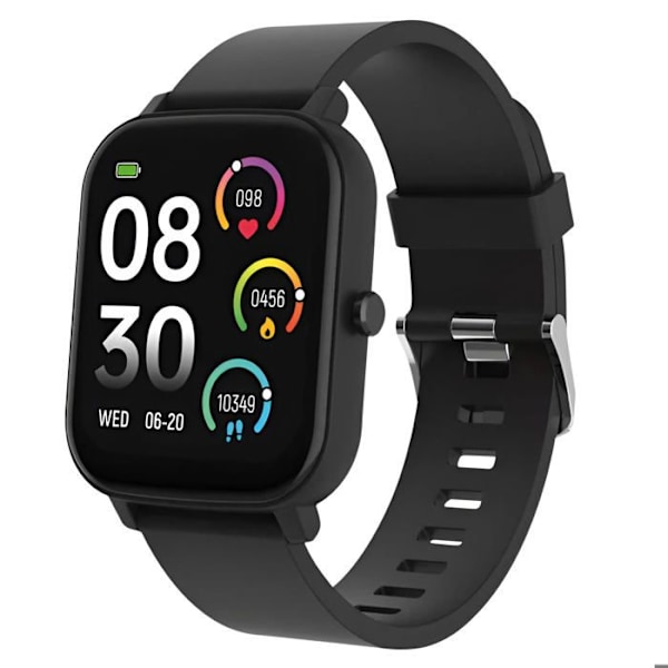 Vattentät Smartklocka IP67 Bluetooth Hälsospårning Maxlife Svart Svart