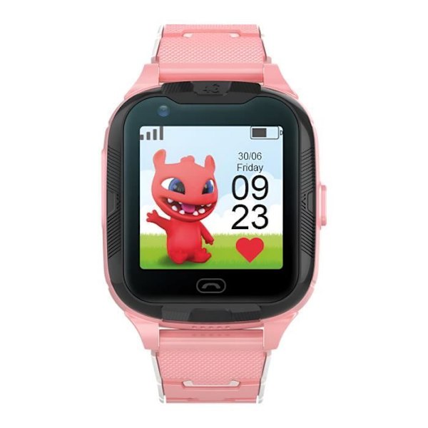 WiFi SIM-älykello lapsille, GPS ja videopuhelu Maxlife Pink Rosa