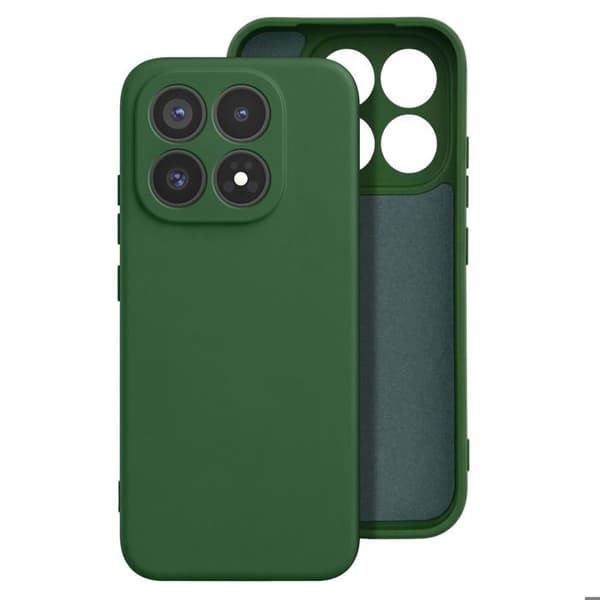 Siliconefodral för Xiaomi 17 Soft-Touch Fast Cover Mörkgrön Grön