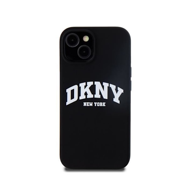 Coque til Apple iPhone 13 Liquid Silicone Edition Arch Kompatibel med MagSafe DKNY Sort Vit