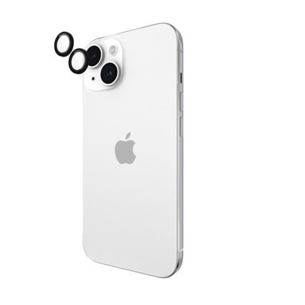 Objektiivinsuojus - Case Mate - Alumiinirenkaat - iPhone 15/15 Plus - Kovattu lasi - Naarmunkestävä sort