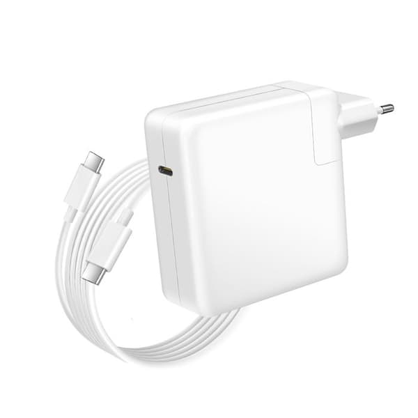 Lader til MacBook Pro 16'' M1 til M3 USB-C 96W + Kabel 1,8m Hvid Vit