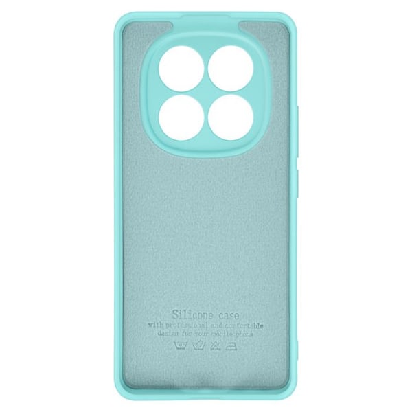 Coque för Redmi Note 14 Pro och 14 Pro Plus Semihård Soft-touch Turkos Blå