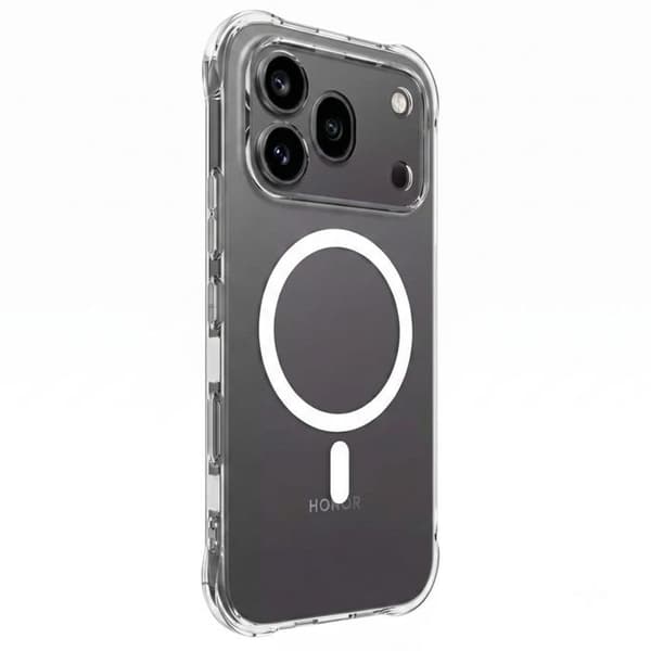 Cover til Honor 600 Pro Stødabsorberende Magnetisk Forstærket Transparent Vit