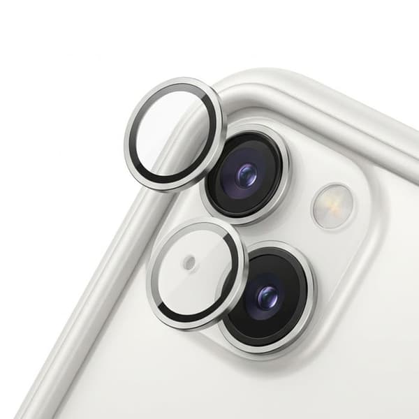 Kamerabeskyttelse til iPhone 13 / 13 Mini Anti-Ridser Rhinoshield Sølv