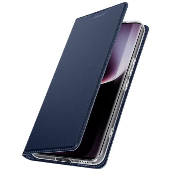 Fodral för Honor Magic 7 Lite - DUX DUCIS - Satinfinish - Kortfack - Videostöd - Mörkblå Blå