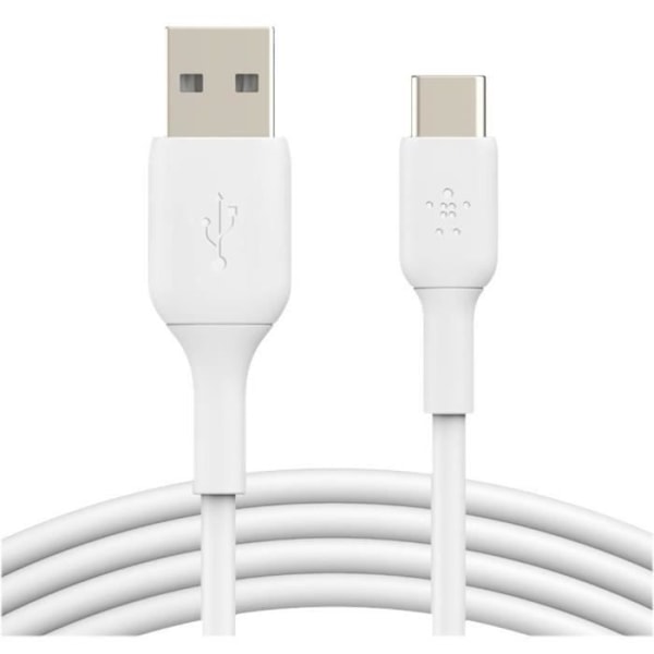 BELKIN - kaapeli - USB-A–USB-C Kaapeli 2M, valkoinen
