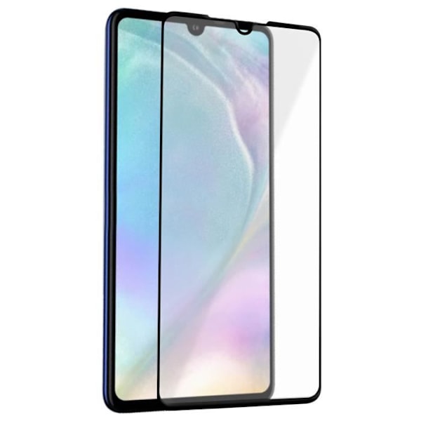 Skyddsglas - AVIZAR - Huawei P30 - Härdat glas 9H - Rep motståndskraftig - Svart Svart