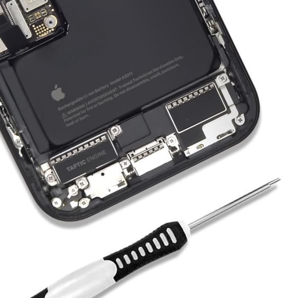 Erstatnings ekstern højttaler - AVIZAR - til Apple iPhone 15 Pro - Sort Svart