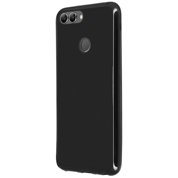 Coque - Huawei - P Smart - Silikoni Geeli - Pehmeä - Jälkivapaa - Musta Svart