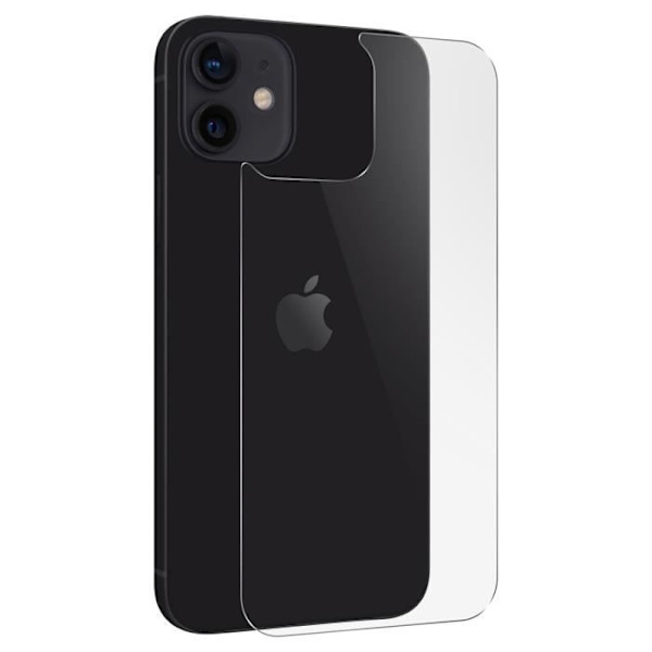 Elokuvan Takapaneeli - Apple - iPhone 12 Mini - Karkaistuflasia - Iskunkestävä - Läpinäkyvä