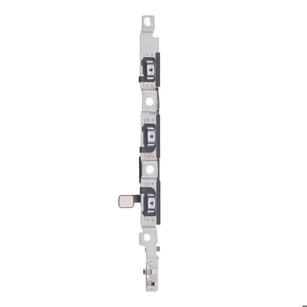 Nappe knap volumen - iPhone 16 Pro Max - Sort - Udskiftning - Overholder CE og RoHS Svart