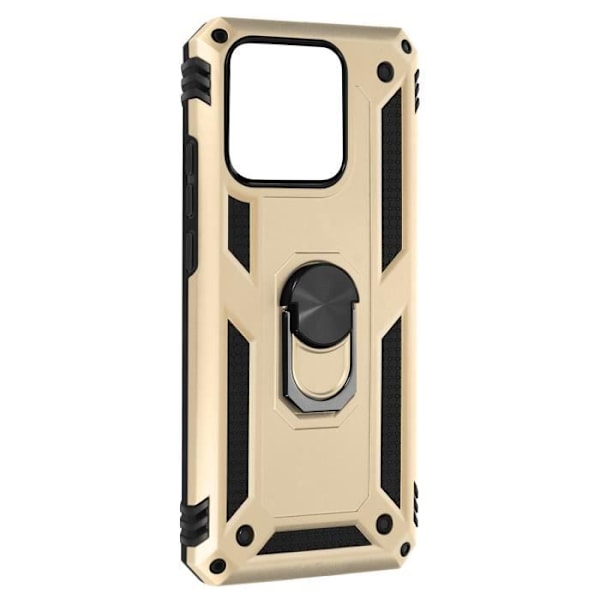 AVIZAR Skyddsfodral för Xiaomi 13 Pro - Hybrid Stötsäker - Magnetisk stödring i guld Gul