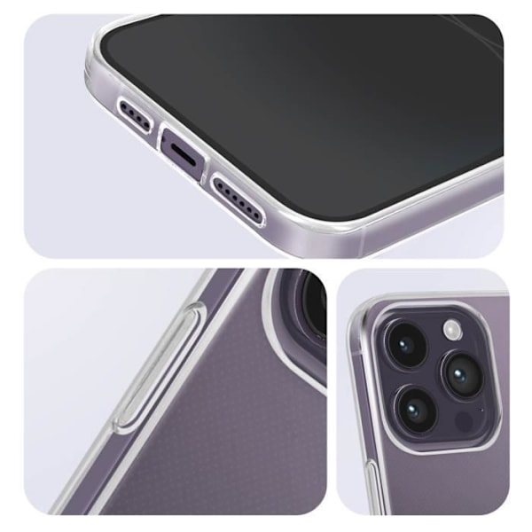 iPhone 14 Pro Max tunt genomskinligt fodral