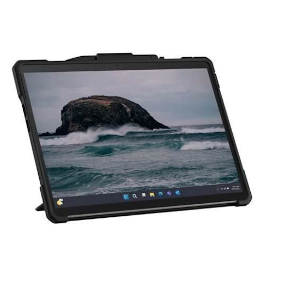 Kotelo käännettävällä kannella - UAG - Metropolis - Yhteensopiva Surface Pro 9 - Musta väri - Tehostettu suojaus Svart