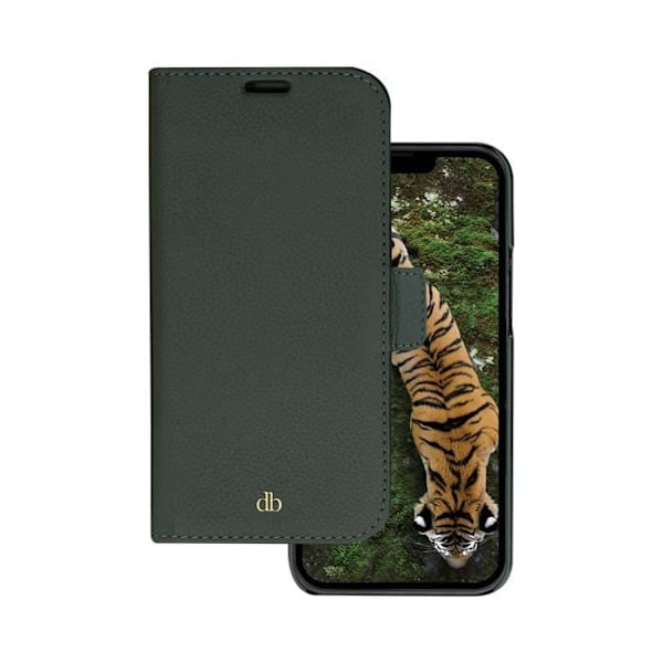 Apple iPhone 14 Pro Max Folio 2 in 1 - New York malli, korttipidike DBRAMANTE1928, tummanvihreä Grön