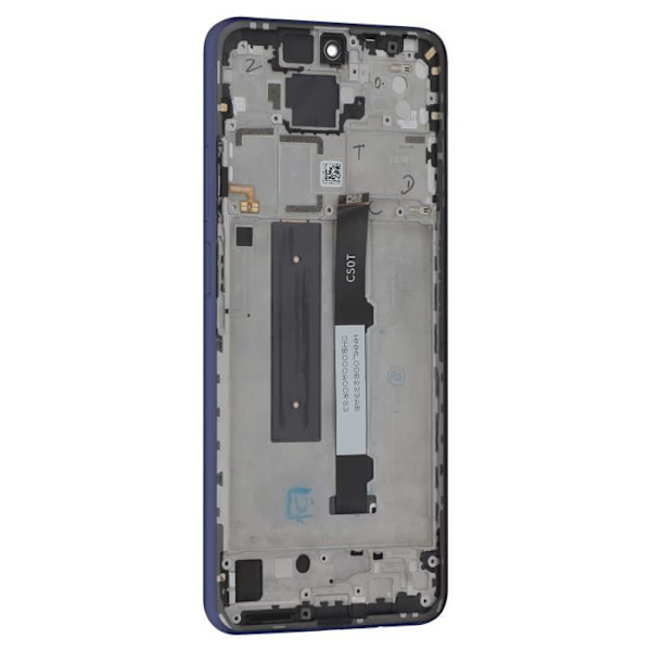 LCD-skärm + pekglas + Xiaomi Blue chassi för Xiaomi Mi 10T Lite 5G Blå