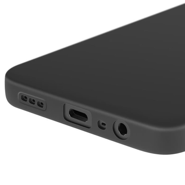 Oppo A40 Suojakotelo Silikoninen Mattamusta Kamerablokki Suojattu Svart