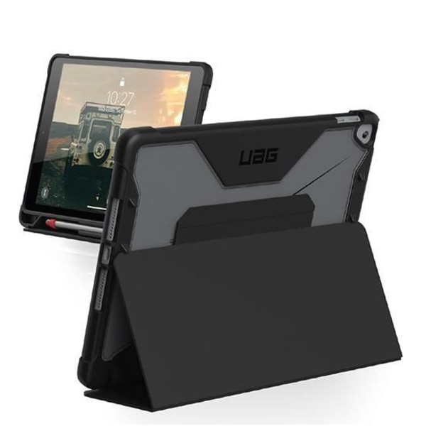 UAG Plyo flip-fodral kompatibelt med iPad 10.2 (2019/20/21 - 7/8/9th gen) Black/Ice Polybag