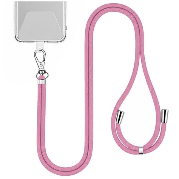 Halsbånd - JAYM - 150cm - Nylon - Universal Montering - Farve Rosa Ros